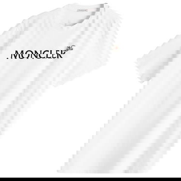 T-shirt Moncler Men's Logo T-Shirt Size X-Small Hvid | 8C000-75-8390T-001, 0
