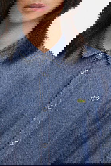 Skjorte Lacoste Lacoste Denim Shirt, Regular Fit Blå | CH9084, 3