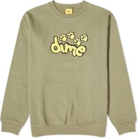 Sweater Dime Pawz Chenille Crewneck Grøn | DIME23D2F14GRN, 1