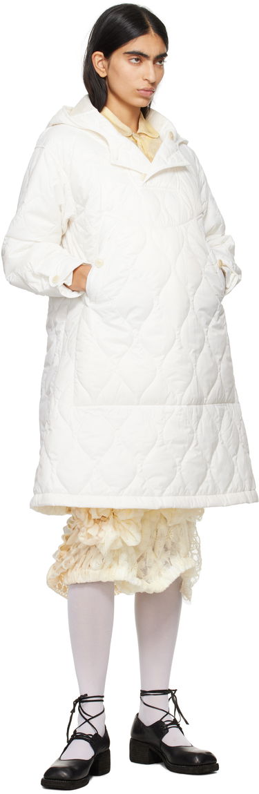 Puffer jakke Comme des Garçons Comme Des Garcons Quilted Hooded Coat Hvid | TN-O013-051, 3