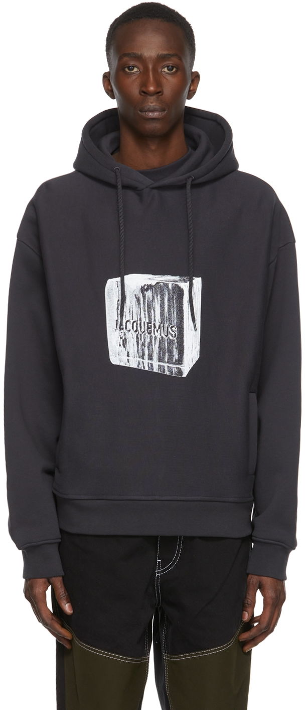 Sweatshirt Jacquemus Black 'Le Sweatshirt Glaçon' Sort | 22E225JS040-2070, 0