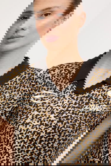 Polo skjorte Puma Leopard Print Short Sleeve Polo Shirt PUMA x A$AP ROCKY Flerfarvet | 636099, 3