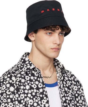 Hat Marni Embroidered Logo Bucket Hat Sort | CLZC0110S0 UTC311, 1