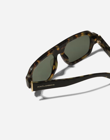 Solbriller Dolce & Gabbana Lusso Sartoriale Pilot Style Sunglasses Brun | VG4516VP49A9V000, 3