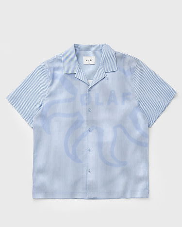 Skjorte ØLÅF Sun Print Camp Collar Shirt Blå | M210303-SURFBLUE, 1