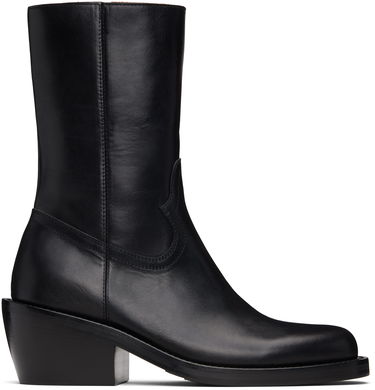 Sneakers og sko Dries Van Noten Dries Van Noten Zip Boots Sort | 252-021706-102, 0