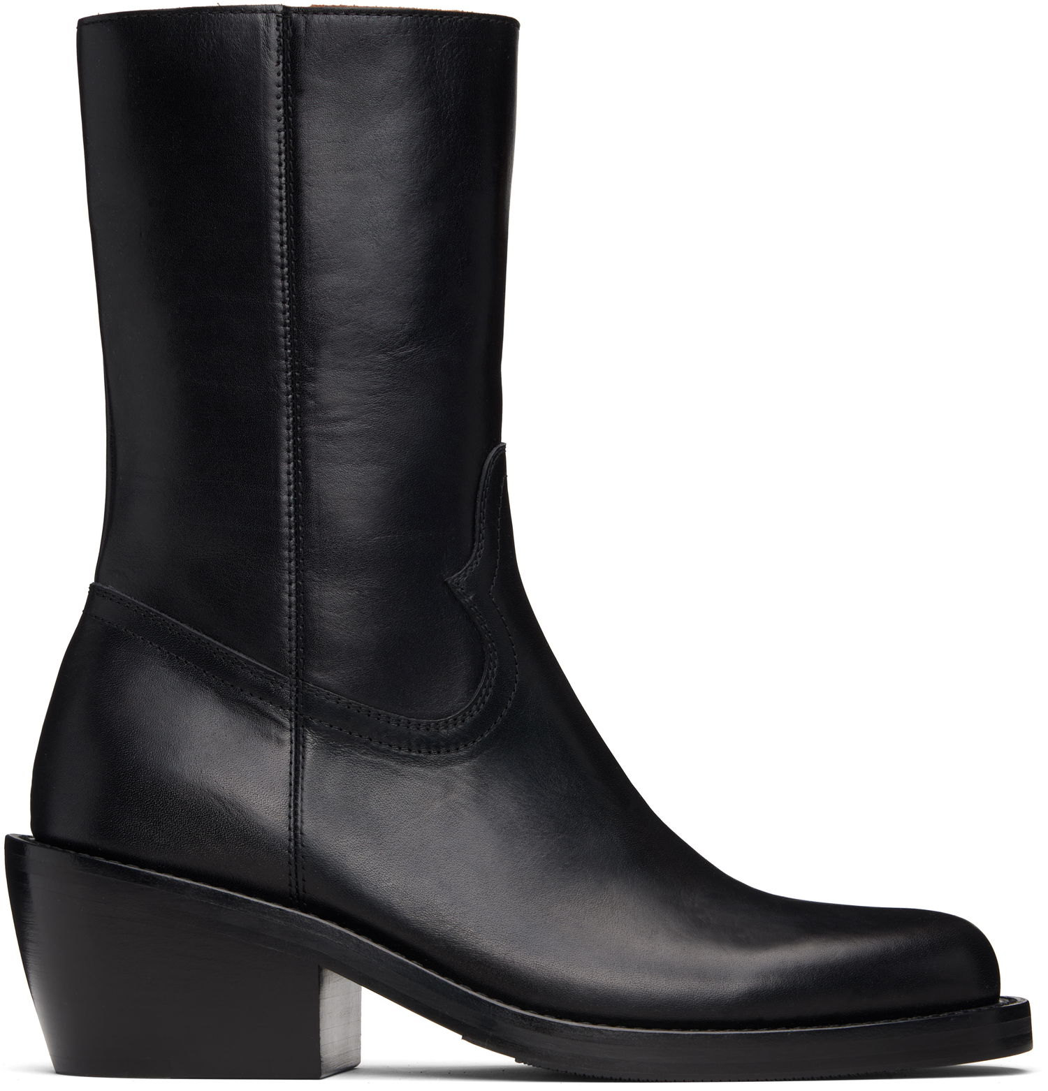 Sneakers og sko Dries Van Noten Dries Van Noten Zip Boots Sort | 252-021706-102, 0