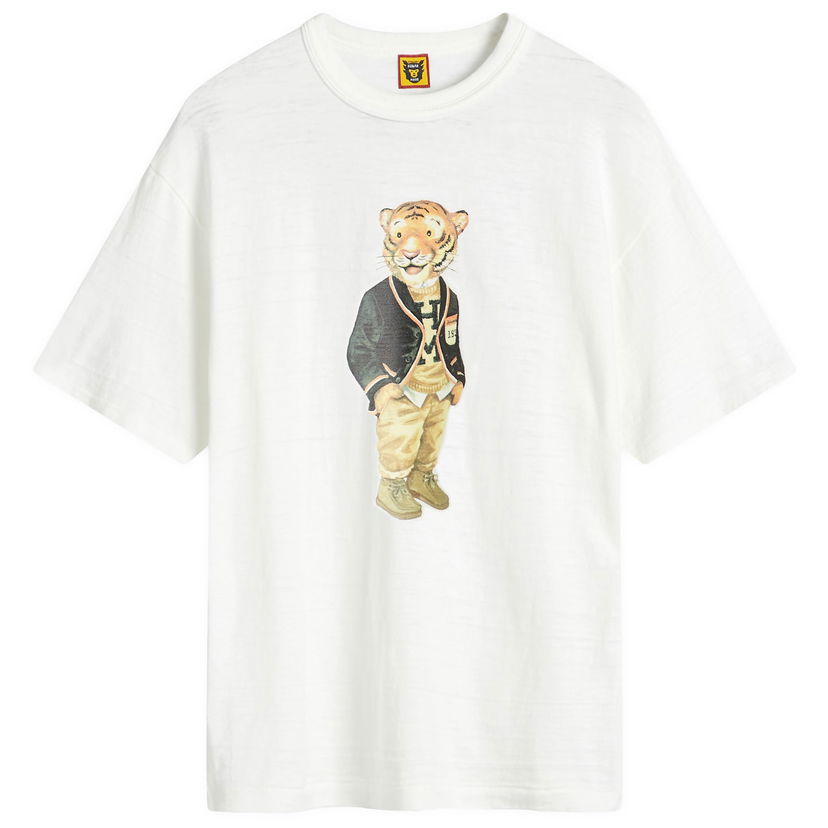 T-shirt Human Made Human Made Graphic T-Shirt With Tiger Print Hvid | HM28TE005-WH