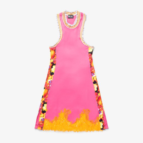 Kjole Diesel D-vazir Dress Lyserød | A098690CMAD3CTA, 0