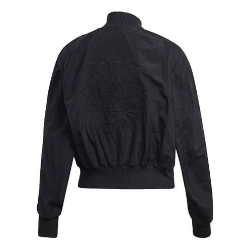 Bomberjakke adidas Originals Woven Stitching Jacket Sort | FK0975
