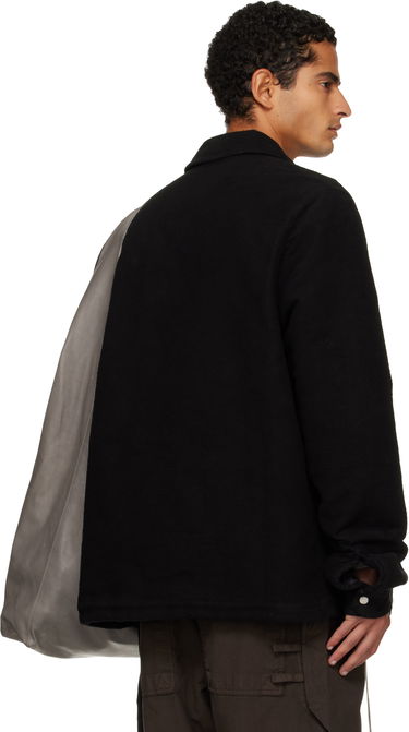 Jakke Rick Owens Rick Owens DRKSHDW Concealed Zipfront Jacket Sort | DU02E7775 BMO, 2