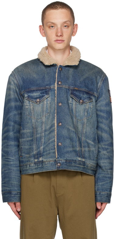 Jakke Polo by Ralph Lauren Faded Denim Jacket Blå | 710850379001, 0