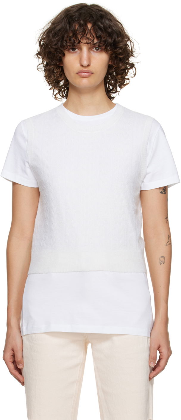 T-shirt rag & bone rag & bone Kyle Vest Hvid | WAS23S041SR41