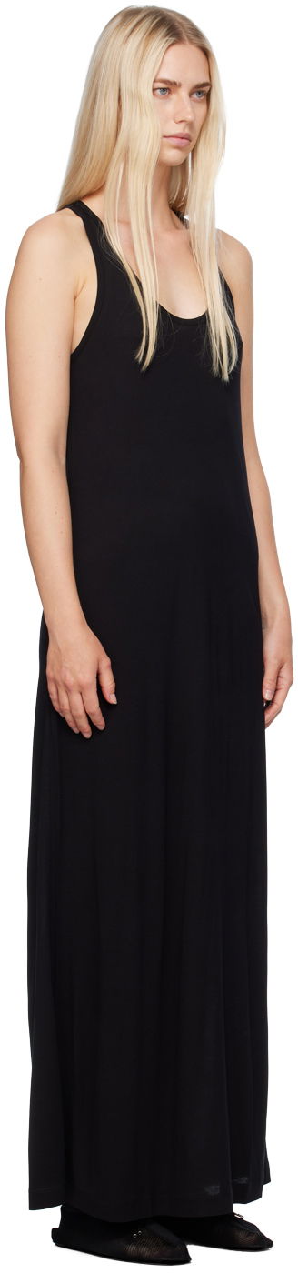 Kjole TOTEME TOTEME Scoop-Neck Maxi Dress Sort | 243-WRD4175-FB0241, 1