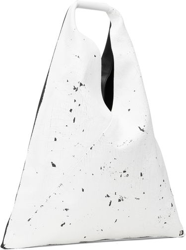 Håndtaske Maison Margiela MM6 Maison Margiela Triangle Tote Bag Hvid | S54WD0039 P8333, 3