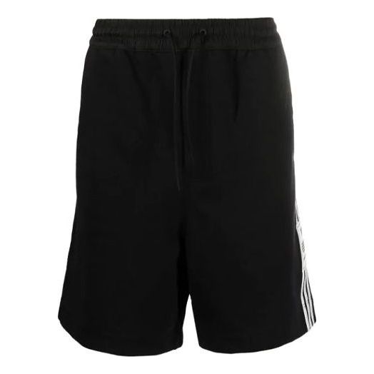 Shorts adidas Originals Y-3 3-Stripes Terry Shorts Sort | H16336, 0