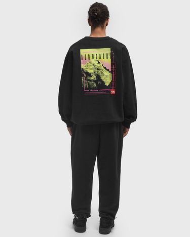 Sweatshirt The North Face Axys Oversized Crew Sweatshirt Sort | NF0A8C1SJK31, 2