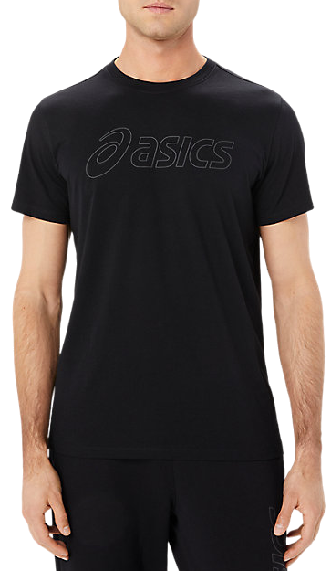 T-shirt Asics Logo Short Sleeve T-Shirt Sort | 2031e188-002