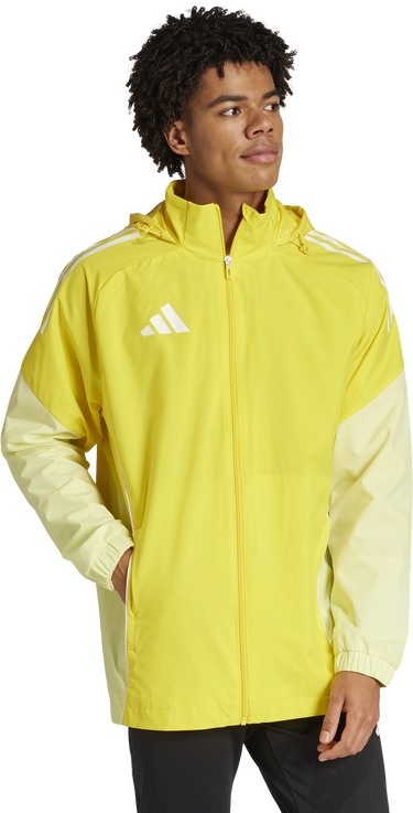 Vindjakke adidas Performance adidas TIRO25C All-Weather Hooded Jacket Gul | ji8958, 3