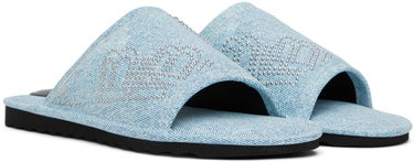 Tilbehør BY FAR BY FAR Ari Stud Slides Blå | 23CRARSDNMSTD, 3