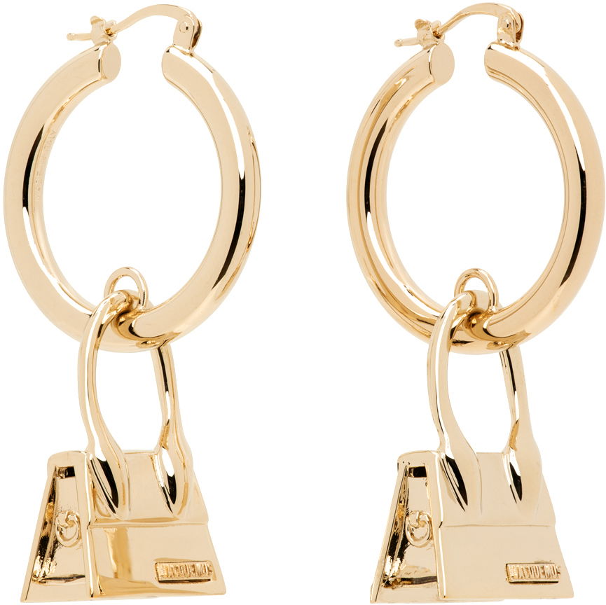 Øreringe Jacquemus Le Papier 'Les Creoles Chiquito' Earrings "Gold" Metalisk | 21E213JW001-5800, 1