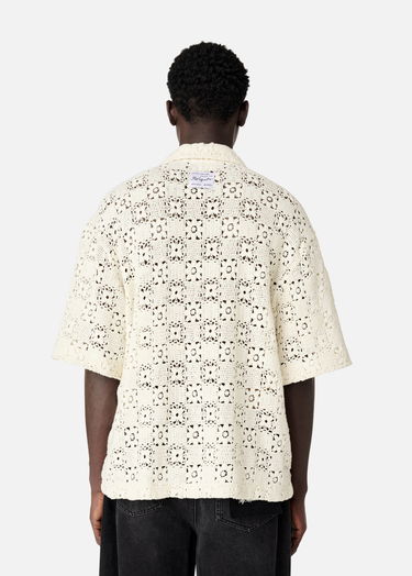 Skjorte AXEL ARIGATO Crochet Shirt Hvid | A2903001, 3