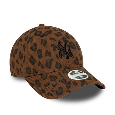 Kasket New Era Leopard Cord 9TWENTY NY Yankees Adjustable Cap Brun | 60691324, 2