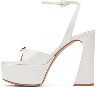 Sneakers og sko Gianvito Rossi Gianvito Rossi Maddy Platform Heeled Sandals Hvid | G32239.70RIC.RAS, 2