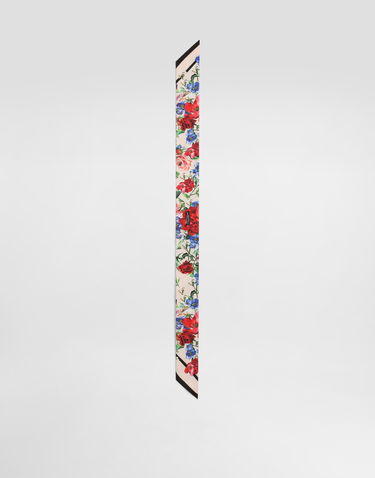 Tørklæde Dolce & Gabbana Dolce & Gabbana Floral Print Twill Headscarf Flerfarvet | FS215AGDC5GH25QG, 1