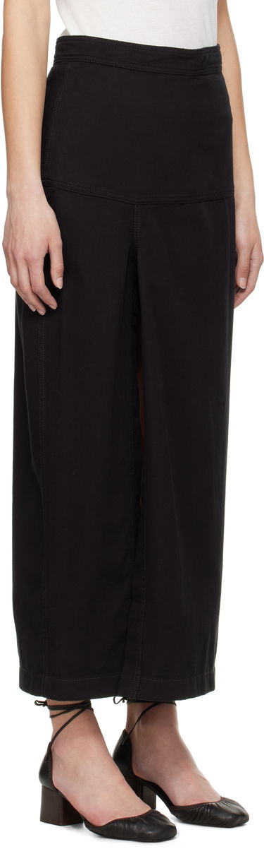 Nederdel LEMAIRE Lemaire Slit Midi Denim Skirt Sort | SK1046 LD1028, 1