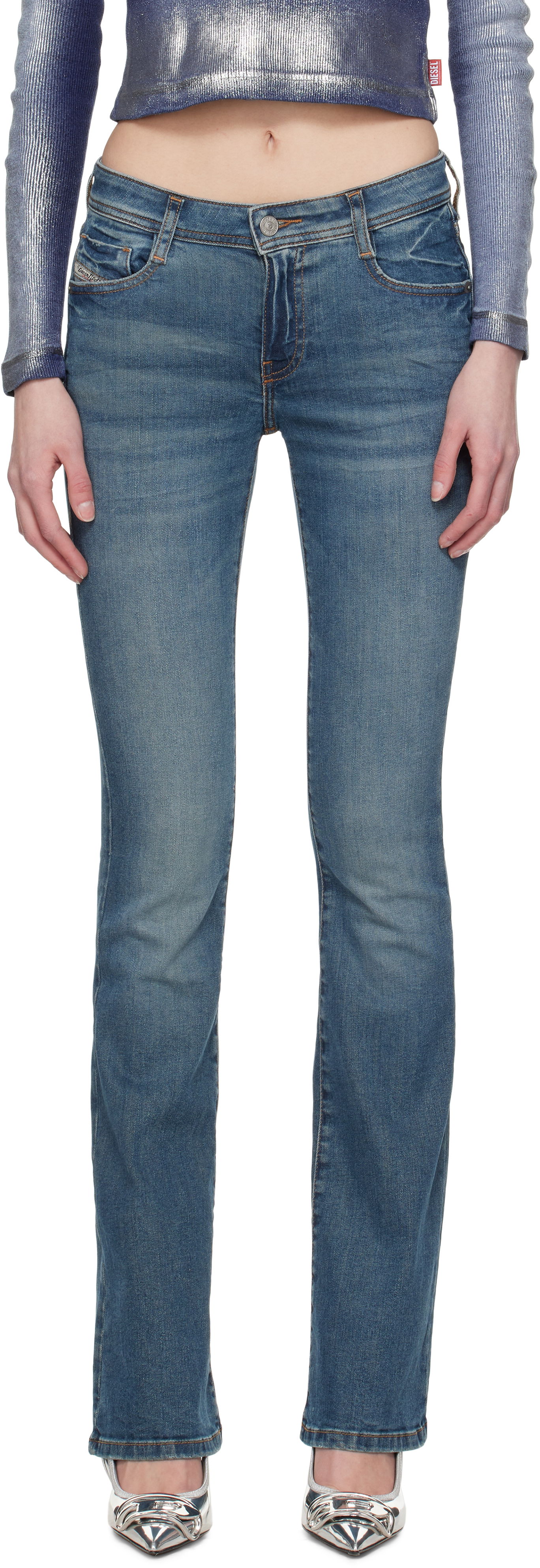 Jeans Diesel Bootcut 1969 D-Ebbey Jeans Blå | A11003 0BMBT, 0