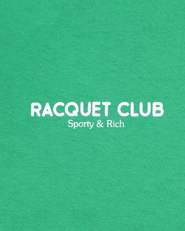 T-shirt Sporty & Rich Racquet Club T-Shirt Grøn | TS655GS, 1