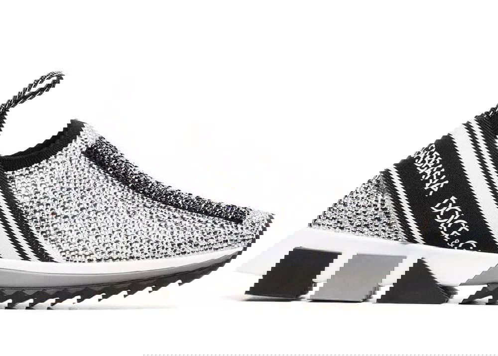 Sneakers og sko Dolce & Gabbana Sorrento Slip On Silver Crystal W Grå | CK1644AZ1448V135, 0