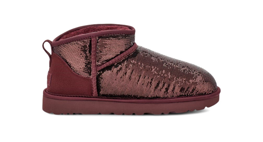Sneakers og sko UGG Classic Ultra Mini Boot Mirror Ball "Wild Grape" W Bourgogne | 1151616-WGRP, 0