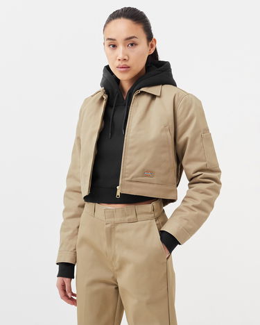 Jakke Dickies LINED EISENHOWER CROPPED REC Beige | 195440277522, 1