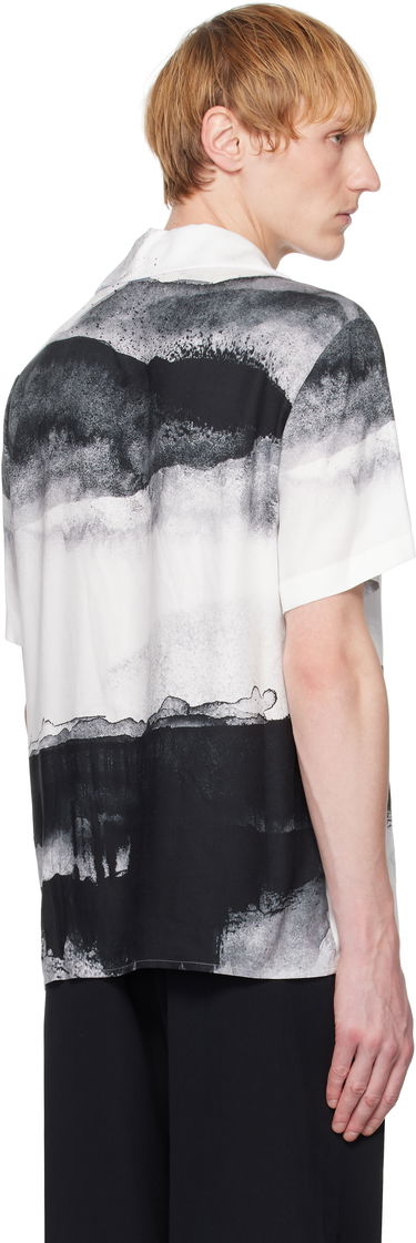 Skjorte Balmain Balmain Pyjama Moon Print Shirt Hvid | EH0HN087VI27, 2