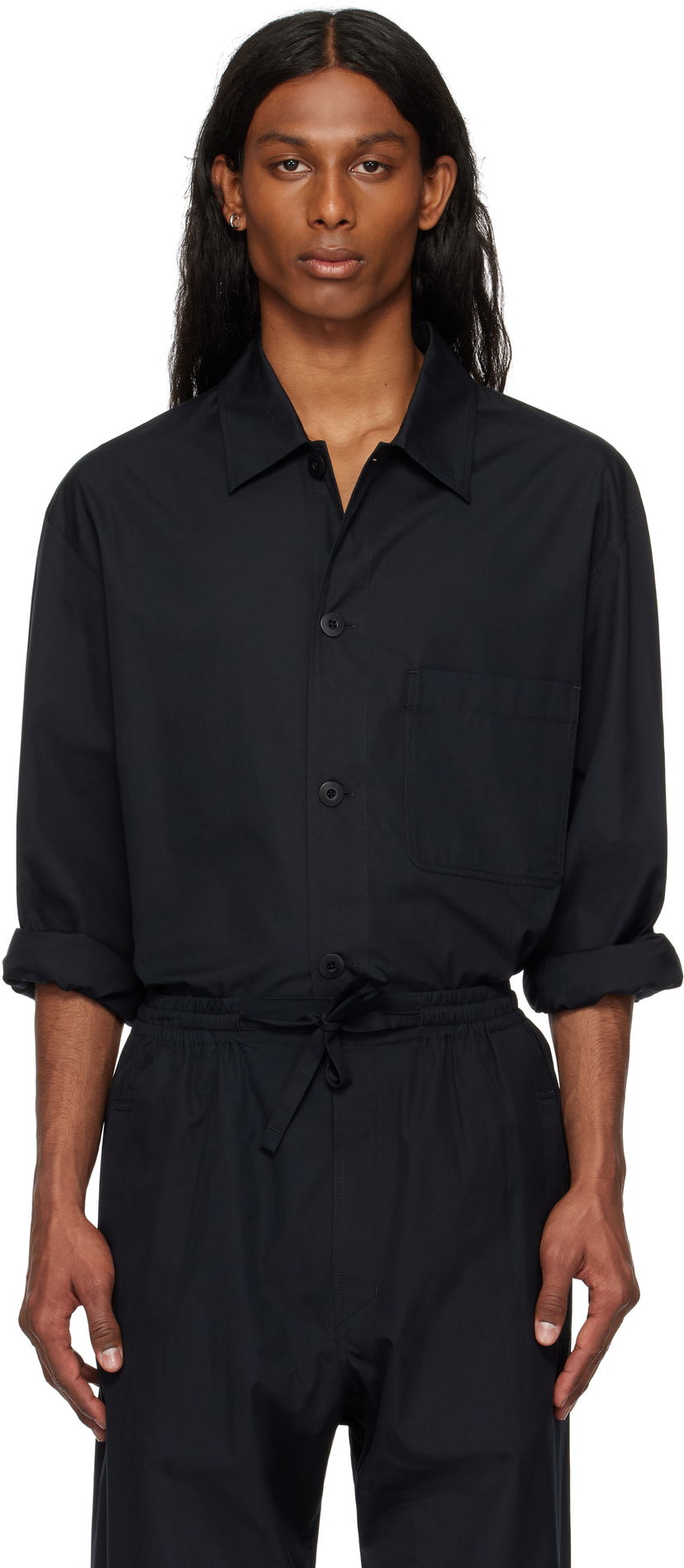 Jumpsuit LEMAIRE Lemaire Pyjama Shirt Sort | SH1177 LF839