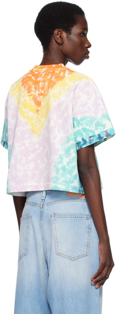 Crop top Casablanca Casablanca Surf Trip Tie-Dye Cropped T-Shirt Flerfarvet | WS25-JTS-037-01, 2