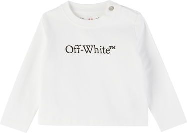 T-shirt Off-White Off-White Bookish Long-Sleeved T-Shirt Hvid | OBXB001S25JER0040110, 0