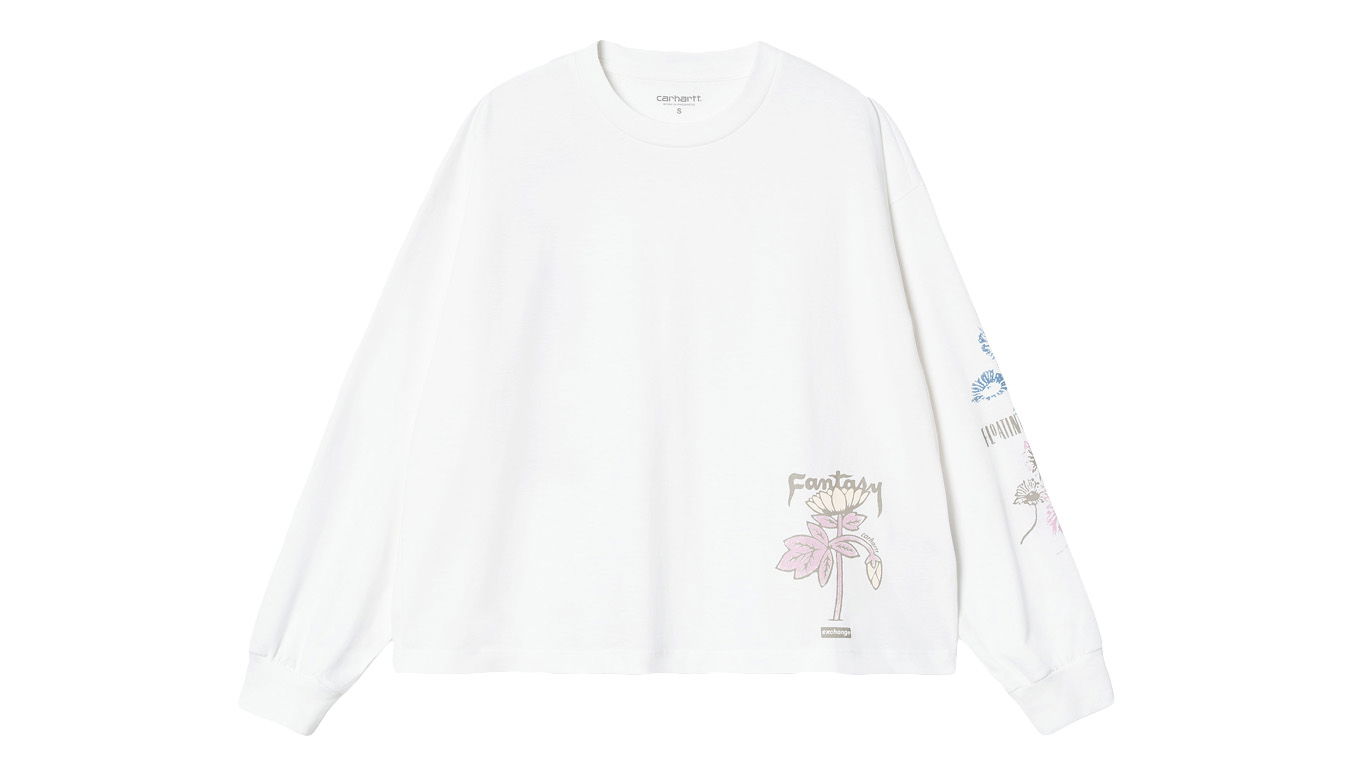 T-shirt Carhartt WIP Verdant Fantasy T-shirt Hvid | I030157_02_XX, 0
