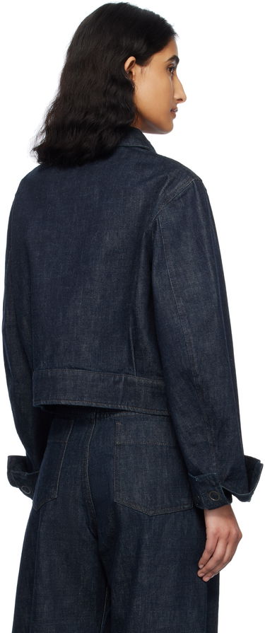 Jakke LEMAIRE Lemaire Two-Pocket Cropped Denim Jacket Blå | OW1139 LD068, 2