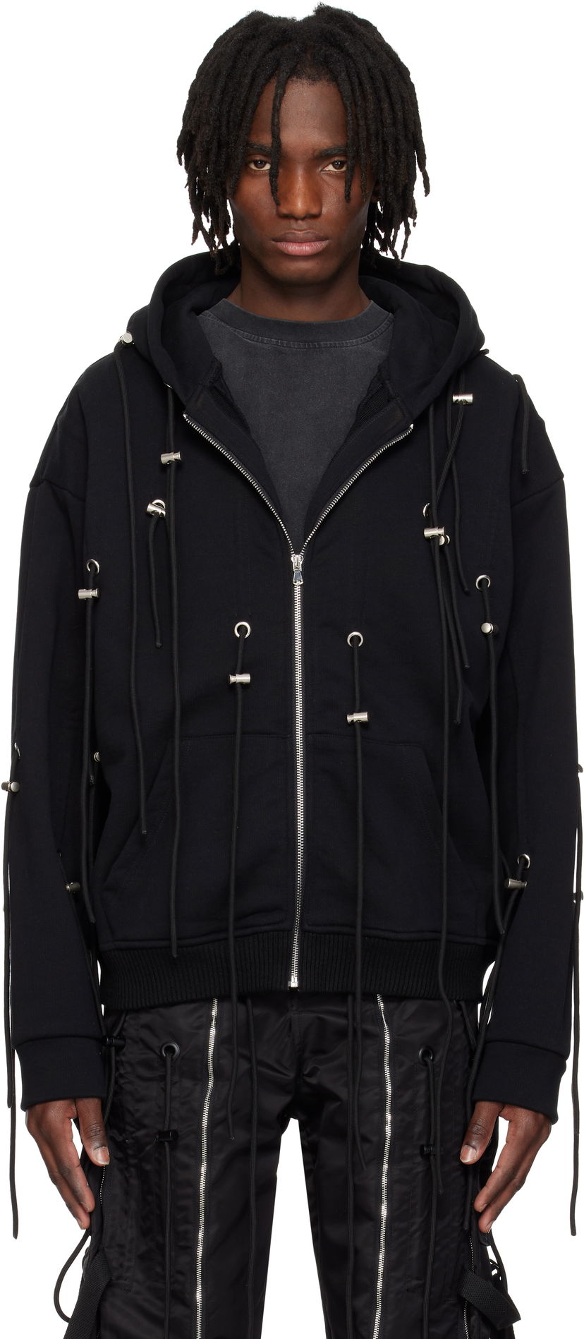 Sweatshirt Who Decides War Who Decides War String Theory Zip-Up Hoodie Sort | 1110520002SS25
