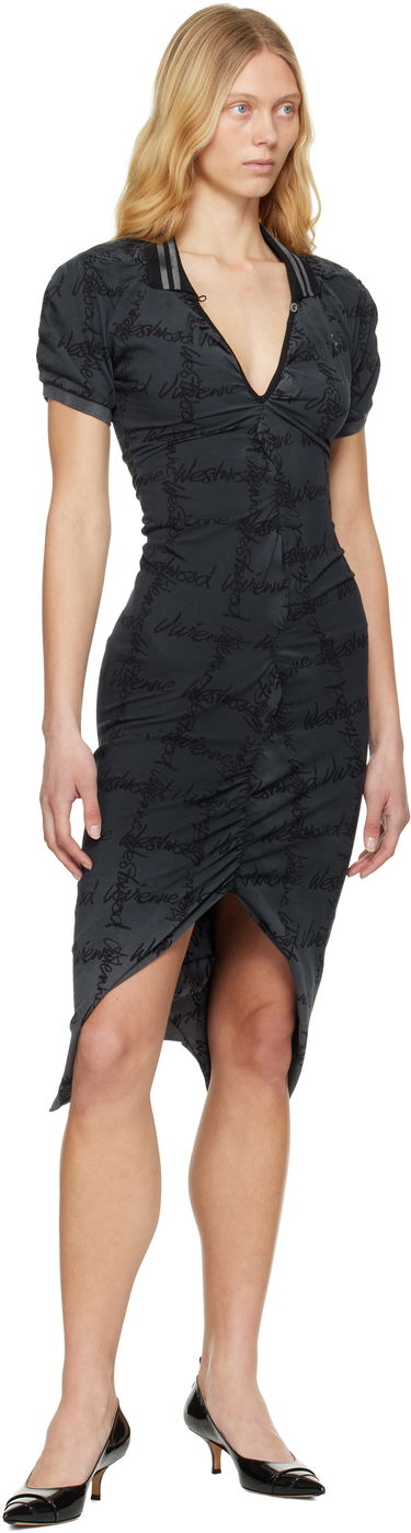Kjole Vivienne Westwood Vivienne Westwood Pulling Midi Dress Grå | 1102000Z-J008T-, 3