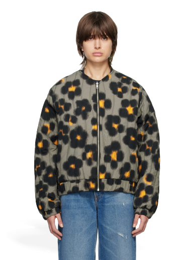 Bomberjakke KENZO Paris Hana Leopard Reversible Bomber Sort | FD55BL1329ND