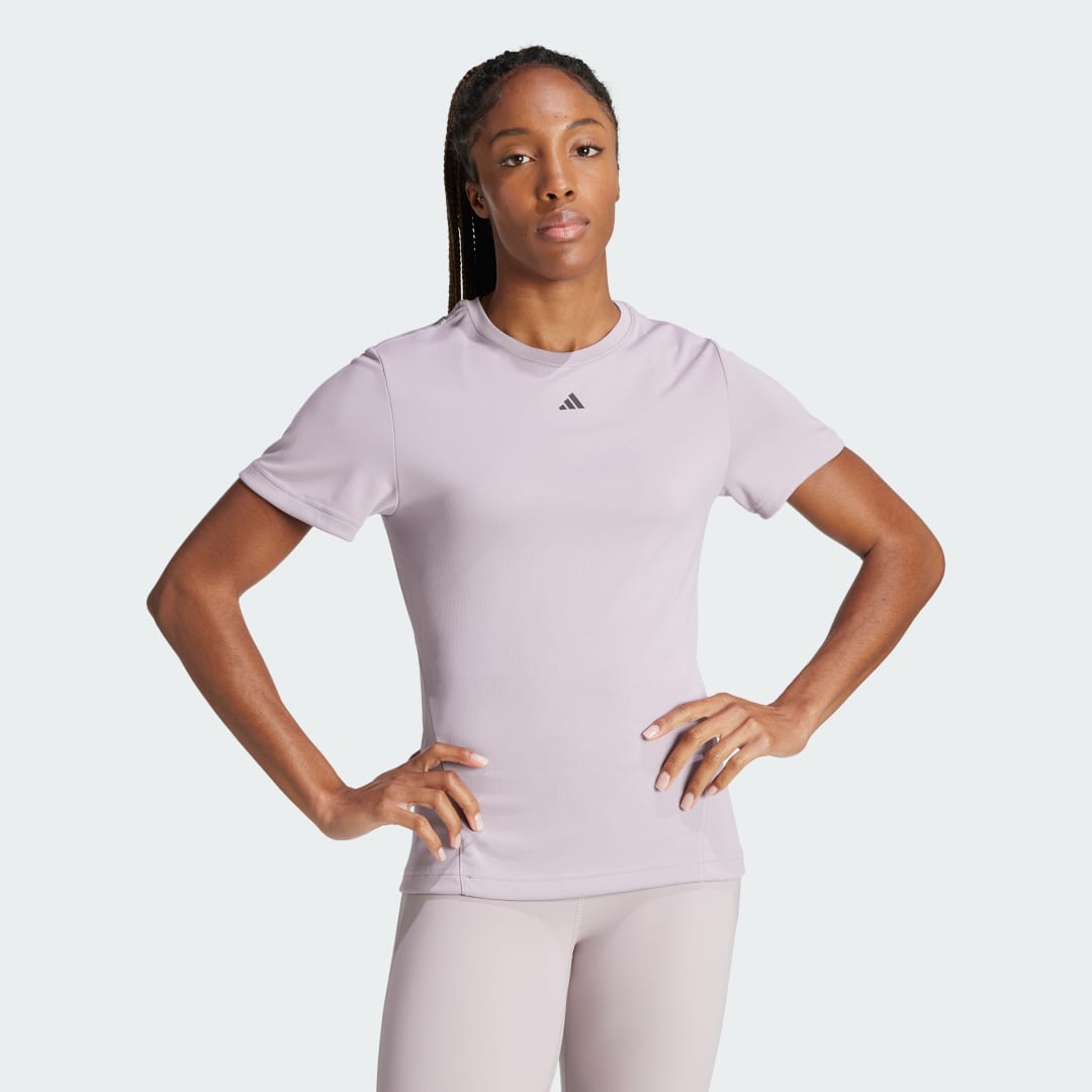 T-shirt adidas Performance Designed for Training HEAT.RDY HIIT Tee Lilla | IU1122, 1