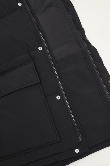 Puffer jakke MAISON KITSUNÉ Hooded Down Puffer Coat Sort | NM02209WQ4031, 4