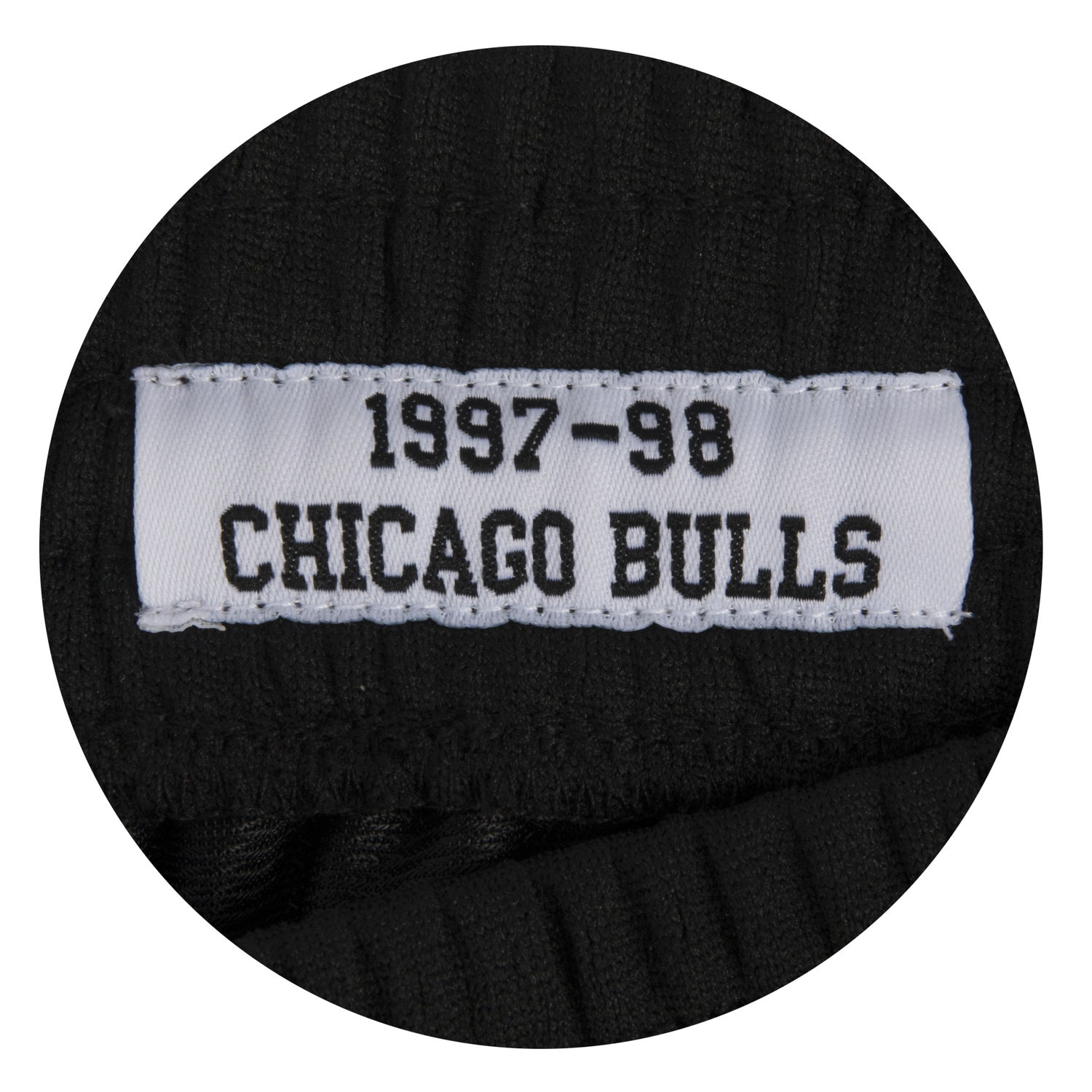 Shorts Mitchell & Ness Chicago Bulls NBA Swingman Shorts Sort | SMSHAC18023-CBUBLCK97, 1