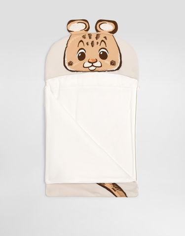 Rygsække og tasker Dolce & Gabbana Dolce & Gabbana Newborn Baby Nest with Leopard Print Beige | LNJAH7G7PJHS9000, 2