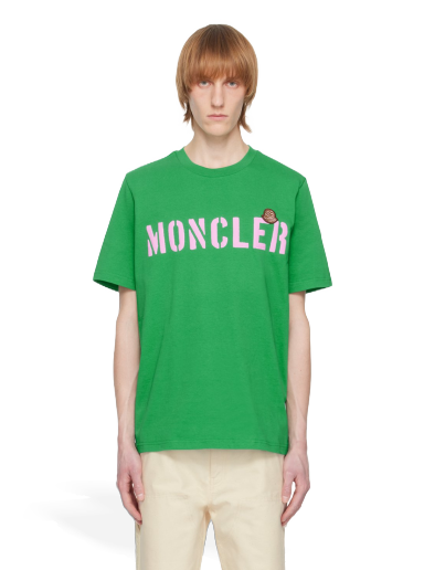 T-shirt Moncler Printed Grøn | I10918C000298390T