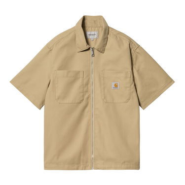 Skjorte Carhartt WIP S/S Sandler Shirt Beige | I033277_1YA_02, 5